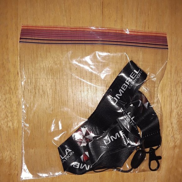 PS4 Game Resident Evil Umbrella Logo Lanyard - Picture 7 of 7